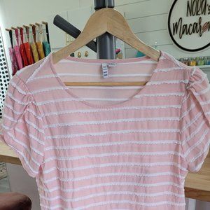 Pink & White Striped